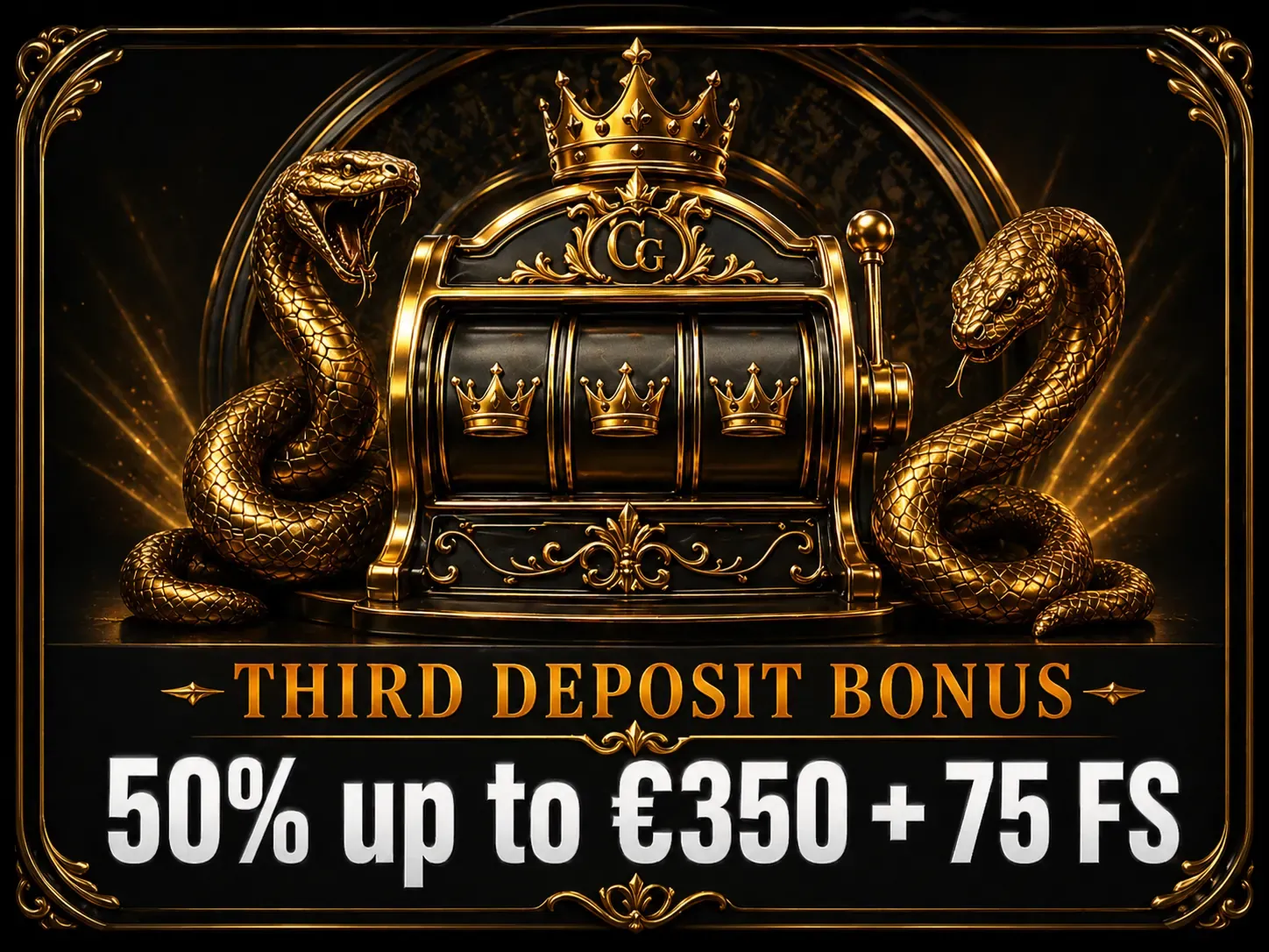 Crowngold third deposit bonus